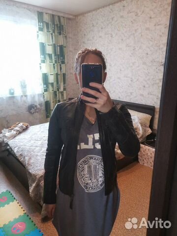 Куртка кожаная