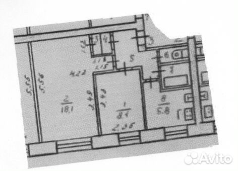 2-к квартира, 41 м², 1/5 эт. 2-к квартира, 41 м², 1/5 эт.