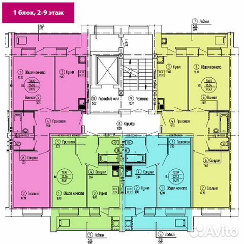 1-к квартира, 37 м², 3/9 эт. 1-к квартира, 37 м², 3/9 эт.