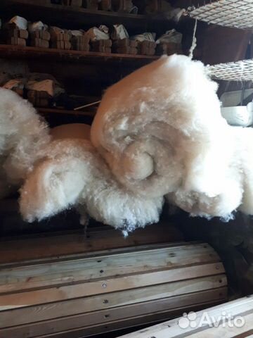 Продам мытую прочесаную шерсть мериноса овечья купить на Зозу.ру - фотография № 1