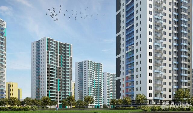 1-к квартира, 36.9 м², 4/21 эт.