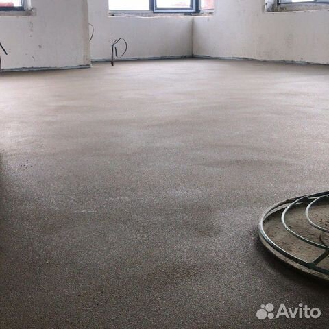 Профессиональная полусухая стяжка пола