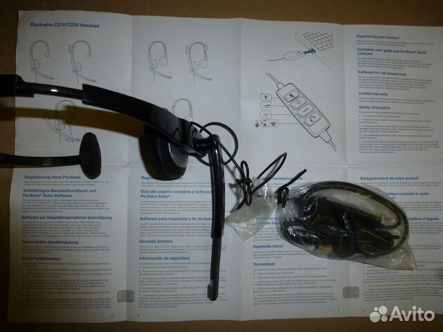 Мультимедийная гарнитура Blackwire C210Plantronics