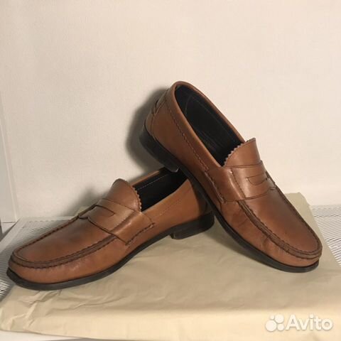 Мужские туфли лоферы топсайдеры Massimo Dutti