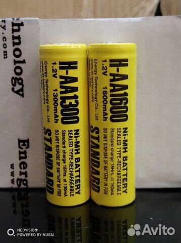 Аккумулятор AA ET h-aa1300 1,2V 1300mAh Аккумулятор AA ET h-aa1300 1,2V 1300mAh