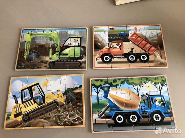 Деревянные пазлы для детей от Melissa&Doug