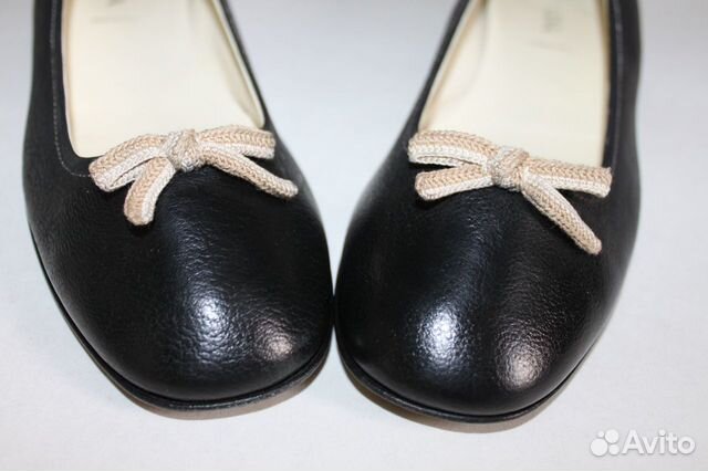 Женские кожаные балетки туфли Prada Женские кожаные балетки туфли Prada