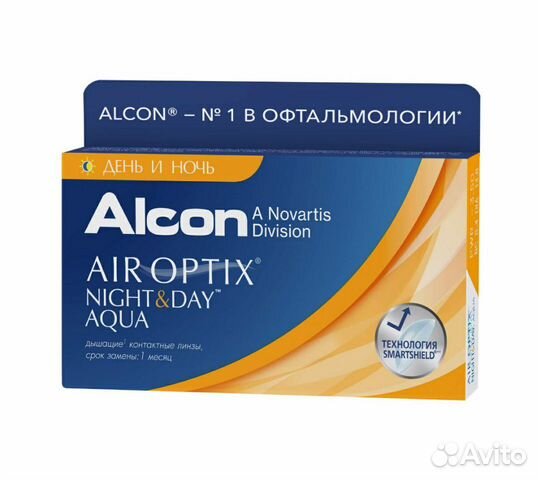 Линзы все диоптрии Night and Day Alcon Линзы все диоптрии Night and Day Alcon