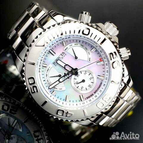 Мужские Часы Invicta Pro Diver Reserve Календарь