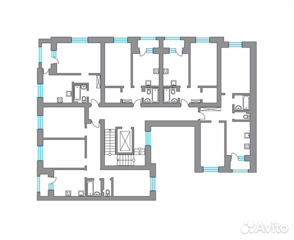1-к квартира, 37.6 м², 4/4 эт.