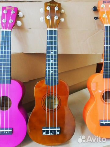 Укулеле сопрано кофейного цвета