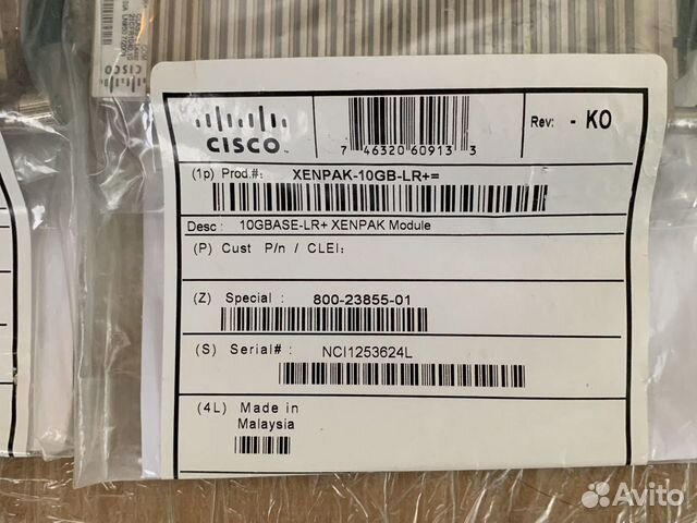 Оптический модуль Cisco xenpak-10GB-LR+