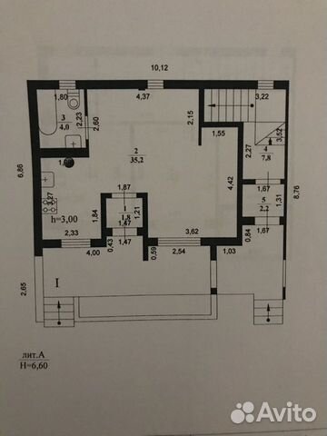 1-к квартира, 41 м², 1/2 эт. 1-к квартира, 41 м², 1/2 эт.