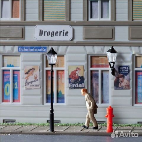 Жд Модели - Газовые фонари Auhagen H0 41202 Жд Модели - Газовые фонари Auhagen H0 41202