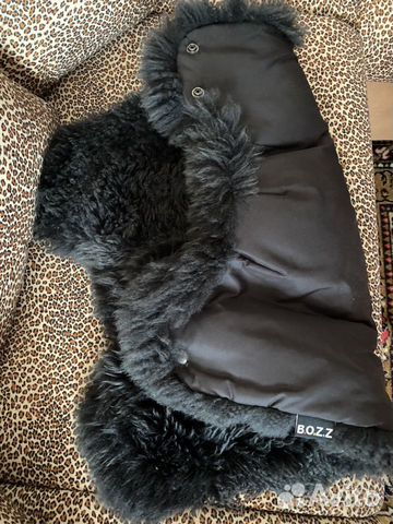 Муфта для коляски bozz из овчины с длинным ворсом