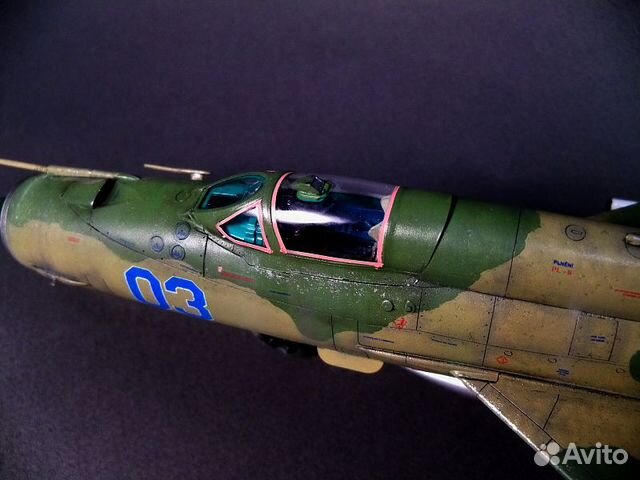 Модель самолёта миг-21 1/48