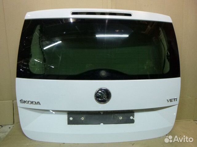 Дверь багажника со стеклом skoda yeti 2010-