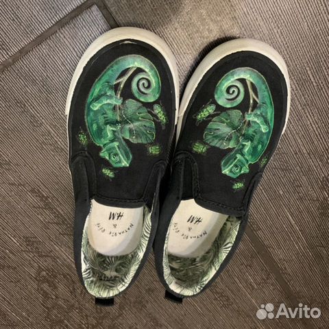 Слипоны H&M хамелеоны 27р