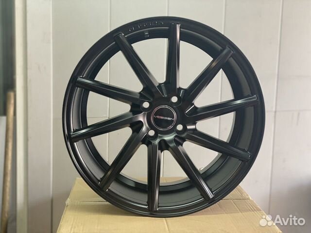 Vossen CVT R18 4-100 черный матовый