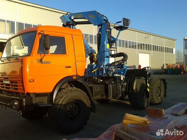 Новый камаз тягач 43118 с кму inman IM 150 евро 2