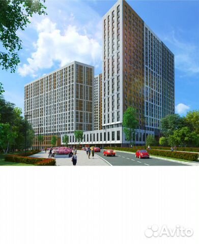 1-к квартира, 43.4 м², 4/21 эт. 1-к квартира, 43.4 м², 4/21 эт.