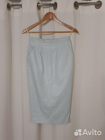 Юбка экокожа River Island (летняя)