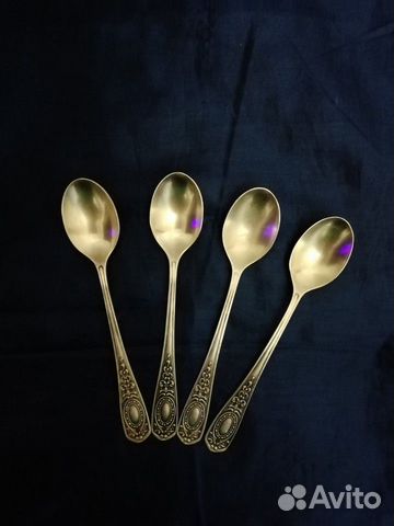 Ложка чайная посеребренная