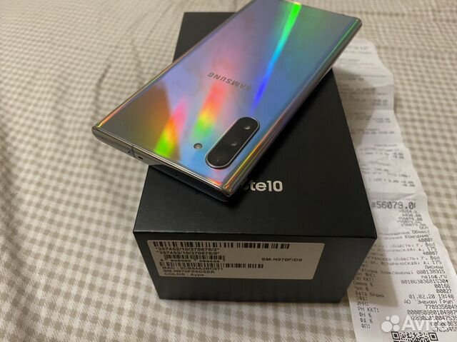Samsung Galaxy Note 10 На гарантии Ростест Samsung Galaxy Note 10 На гарантии Ростест