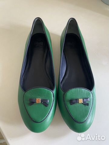 Зеленые Лоферы Tory Burch Зеленые Лоферы Tory Burch
