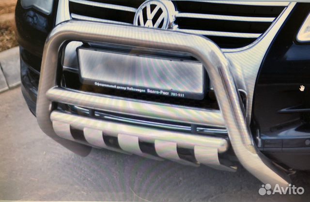 Кенгурятник с декором Seko Дуга переднего бампера