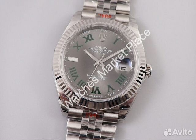 rolex datejust wimbledon stainless steel