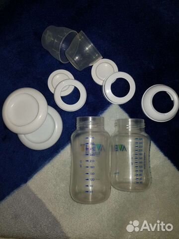 Соски бутылочные avent natural 1+ и 0+ и бутылочки