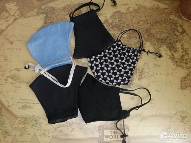 Маски тканевые/многоразовые