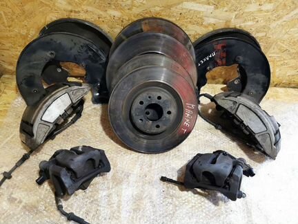 Суппорта и диски audi A6 c7 A7 4g 356mn 330mm