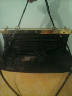 Сумка кожаная кросс-боди ретро Венгрия как новая