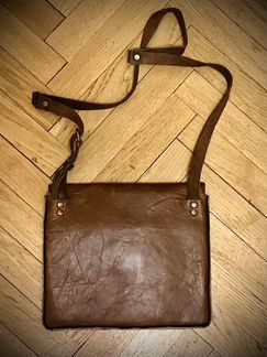 Сумка кожаная 23х27 см