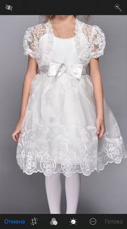 Платье с болеро 110см новогоднее