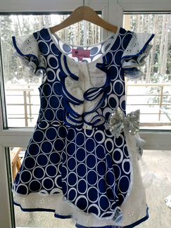 Платье праздничное пышное с бантом