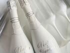 Свадебные и новогодние бутылки шампанского