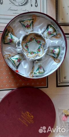 Набор кофейных чашек Yamasen Japan 24CT Gold