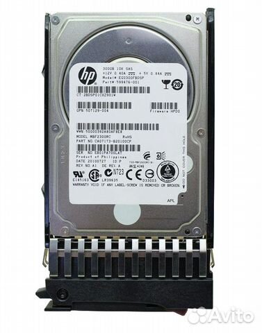 Жесткий Диск HP MBF2300RC 300GB SAS 2.5