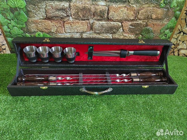 Набор шампуров в кейсе