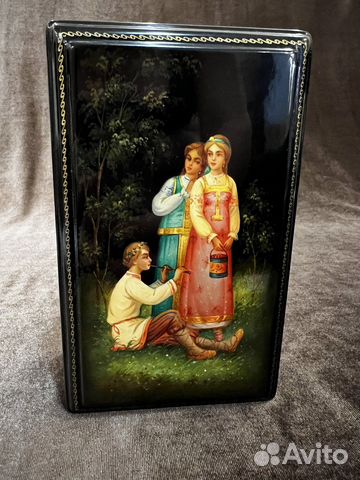 Песнь Леля.Шкатулка.Федоскино.1985 год