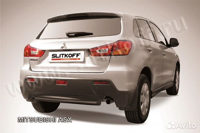 Защита заднего бампера d57 Mitsubishi ASX MAS012B