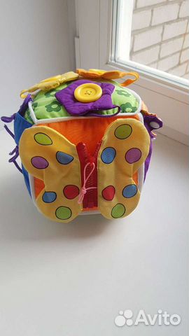 Мягкий кубик развивающий