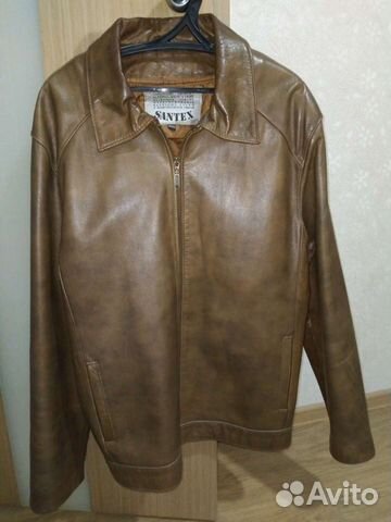 Кожаная куртка мужская