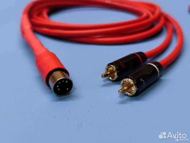 Кабель для советского усилителя 5 din-2 RCA любая