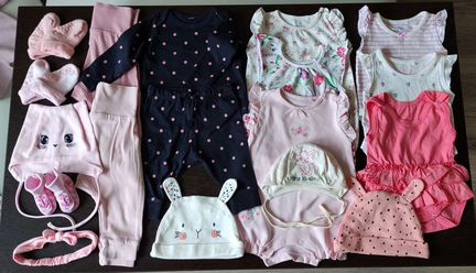 Пакет вещей Боди next, zara 62-68 рост