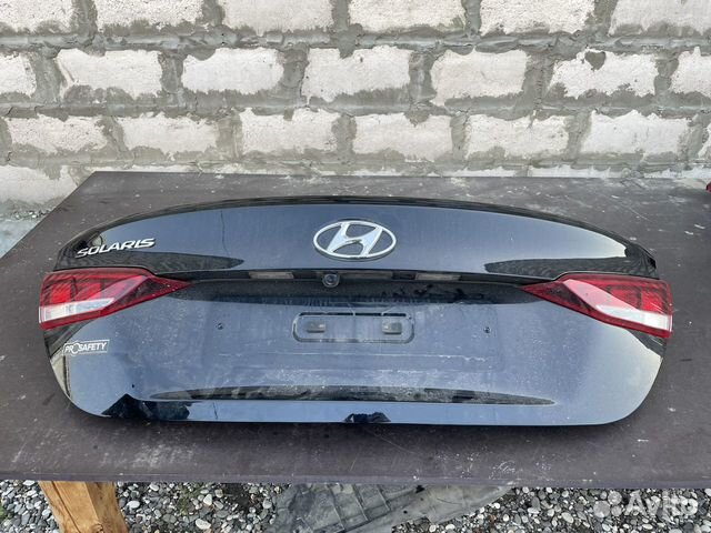 Крышка багажника на hyundai solaris 2 оригинал
