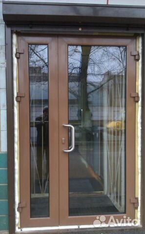 Дверь входная алюминиевая